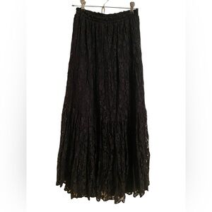 Karen Kane Black Lace Maxi Skirt